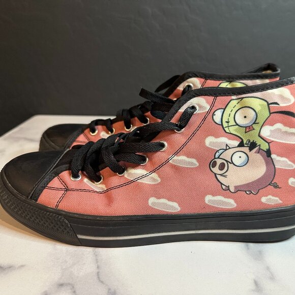 Invader Zim Gir & Piggy high tops - Picture 1 of 6